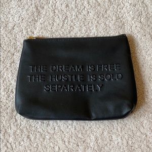 DIMEPIECE CLUTCH “THE DREAM IS FREE THE HUSTLE..”